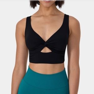 NWT Halara Cloudful™ Air Fabric Low Support Twisted Cut Out Sports Bra
